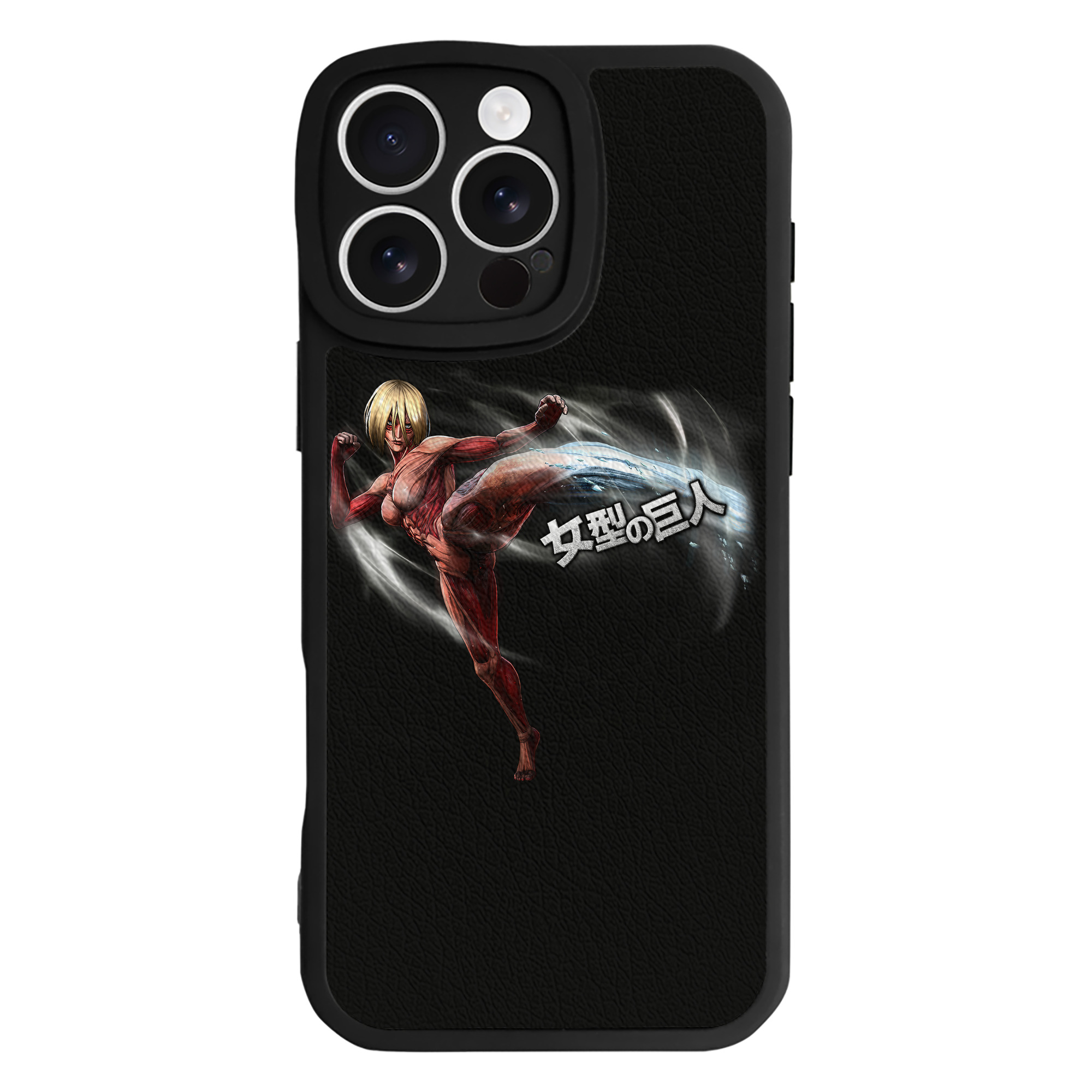 （画像用） 進撃の巨人 Attack on Titan 【iPhone 16シリーズ対応】シリコンスマホケース（レザー調） 材質：シリコン